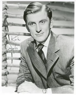 Kirk Douglas autograph