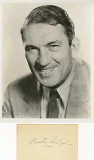 Victor McLaglen autograph