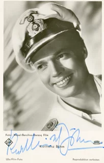Karlheinz Bohm autograph