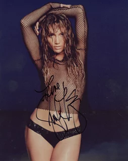 Jennifer Lopez autograph