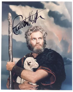 Charlton Heston autograph