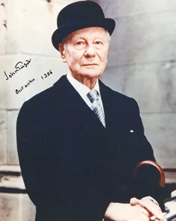 John Gielgud autograph