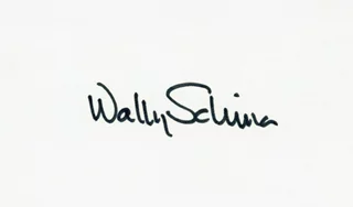 Wally Schirra autograph