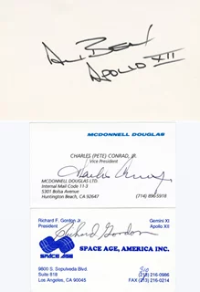 Apollo 12 Crew autograph