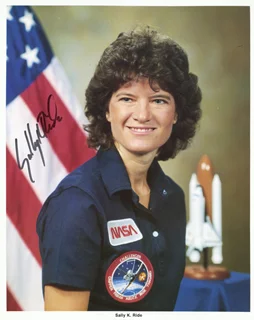 Sally Ride autograph