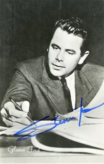 Glenn Ford autograph