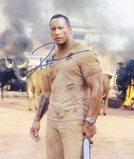 The Rock autograph