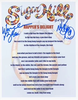 Sugar Hill Gang autograph