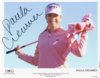 Paula Creamer autograph