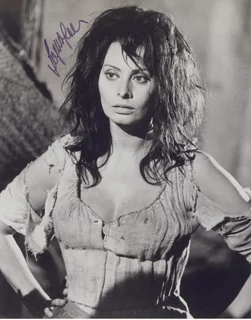 Sophia Loren autograph