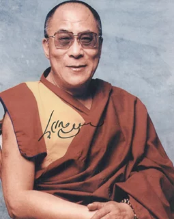 Dalai Lama autograph