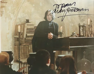 Alan Rickman autograph
