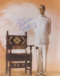 Joseph Wiseman autograph