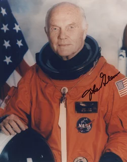 John Glenn autograph