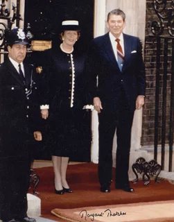 Margaret Thatcher autograph