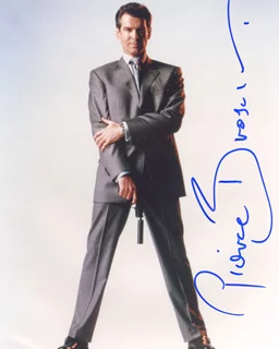 Pierce Brosnan autograph