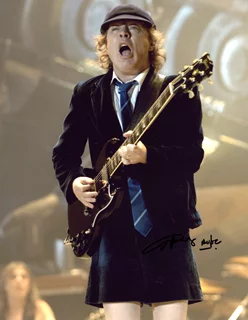 Angus Young autograph