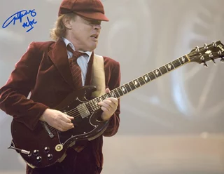 Angus Young autograph