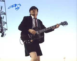 Angus Young autograph