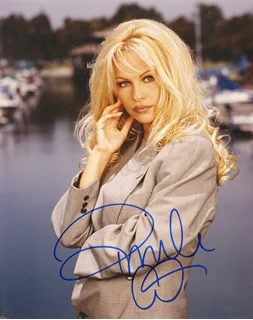 Pamela Anderson autograph