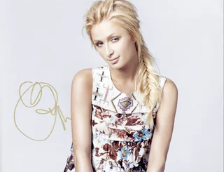Paris Hilton autograph