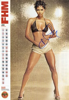 Halle Berry autograph