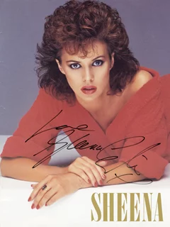 Sheena Easton autograph