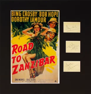 Road To Zanzibar autograph