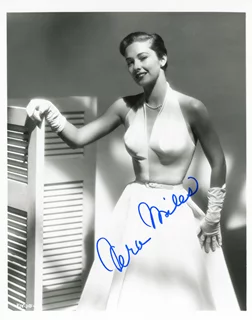 Vera Miles autograph