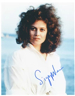 Sigourney Weaver autograph