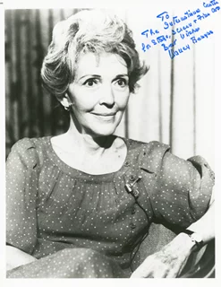 Nancy Reagan autograph