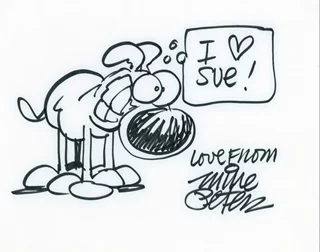 Mike Peters autograph