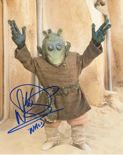 Warwick Davis autograph