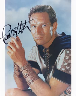 Charlton Heston autograph