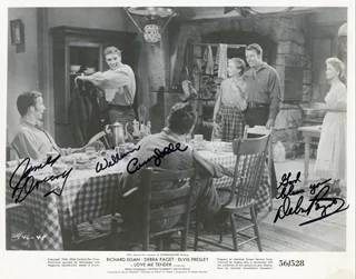 Love Me Tender autograph
