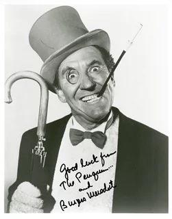 Burgess Meredith autograph