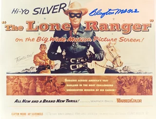 Clayton Moore autograph
