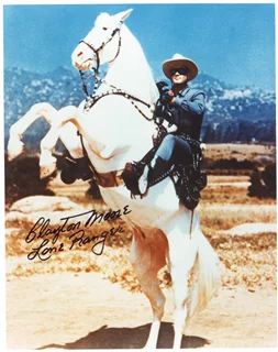 Clayton Moore autograph