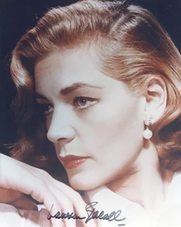 Lauren Bacall autograph