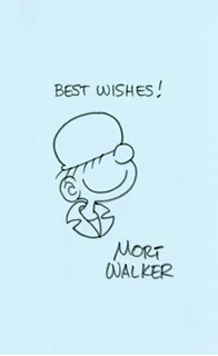 Mort Walker autograph