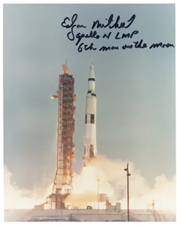 Edgar Mitchell autograph