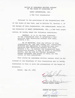 Neil Simon autograph