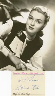 Patricia Neal autograph