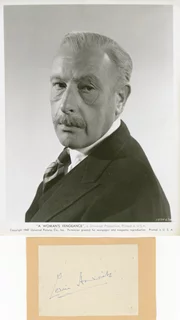 Cedric Hardwicke autograph