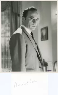 Herbert Lom autograph