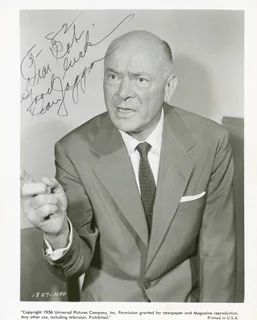 Dean Jagger autograph