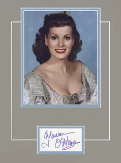 Maureen O'Hara autograph
