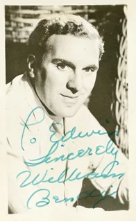 William Bendix autograph