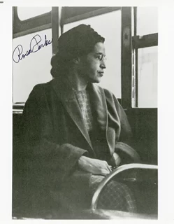 Rosa Parks autograph