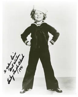 Shirley Temple-Black autograph